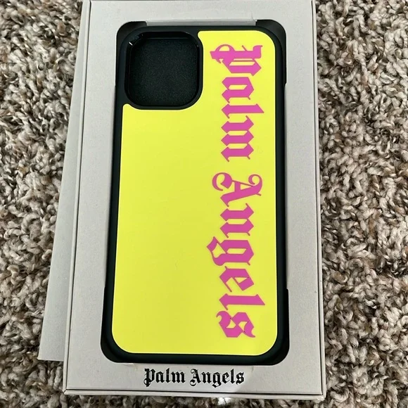 Classic Logo Iphone Case 12 M Yellow Fluorescent - Picture 4 of 7